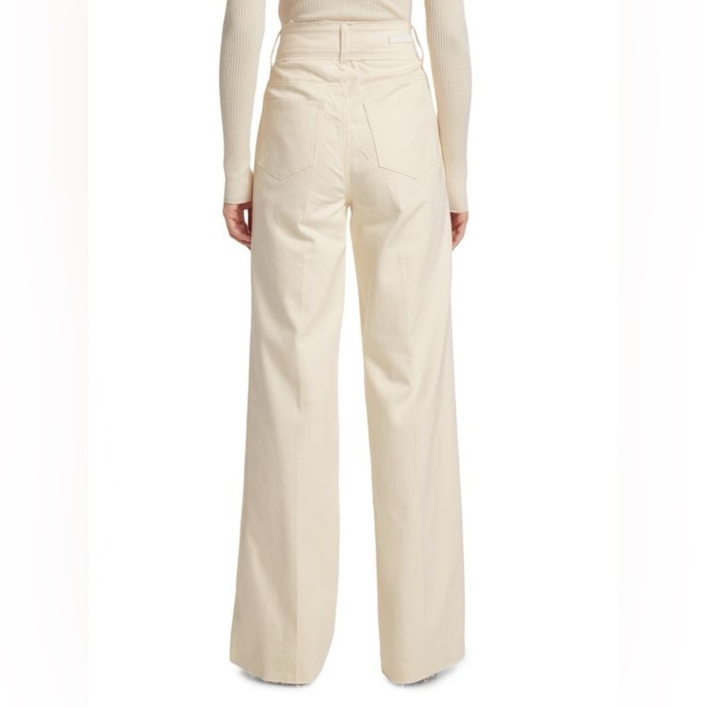 NWT PAIGE Sasha Raw-Waistband Trousers - Picture 3 of 13